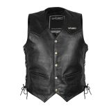 Kožená moto vesta W-TEC Rockridge - Veľkosť: 3XL · záber 1