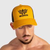 Pánska šiltovka Iron Aesthetics Boost, mustard/black · záber 4