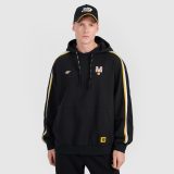 Unisex tepláková mikina bez zipsu s kapucňou 4F x Drift Masters - čierna · záber 1