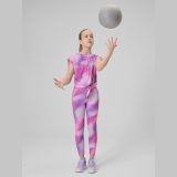 Dievčenský rýchloschnúci športový crop-top - multicolor · záber 2