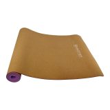 Podložka na cvičenie MASTER Yoga 5 mm - 183 x 61 cm - korková - fialová · záber 1