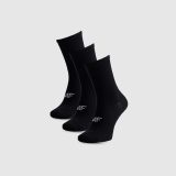 Dámske casual ponožky nad členok (3-pack) - čierne · záber 2