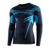 Brubeck Dry s dlhým rukávom Graphite/Blue - M · záber 1