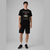 T-shirt regular s potlačou pánsky - čierny · záber 2