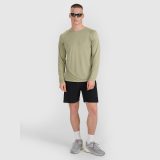 Pánsky rýchloschnúci bežecký longsleeve - olivový · záber 2