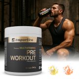 Výživový doplnok inSPORTline Pre Workout 240g Príchuť jahoda · záber 3