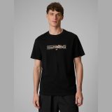 T-shirt regular s potlačou pánsky - čierny · záber 1