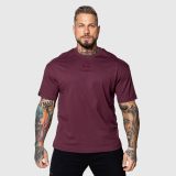 Oversized tričko Iron Aesthetics 3D, bordové · záber 5