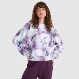 Dámska tepláková mikina bez zipsu a bez kapucne - multicolor · záber 1