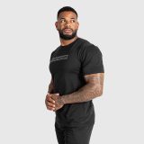Pánske fitness tričko Iron Aesthetics Glam, čierne · záber 4