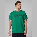 T-shirt regular s potlačou pánsky - zelený · záber 1