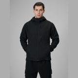 Pánska softshell vetruodolná bunda membrána 8000 - čierna · záber 1