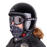 Chopper prilba W-TEC Badachos s okuliarmi Atavist - Veľkosť: 53-54, XS · záber 1