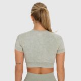 Fitness súprava Iron Aesthetics Faded v1, washed green · záber 3