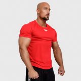 Pánske funkčné tričko Iron Aesthetics Performance, červené · záber 4