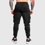 Pánske tepláky Iron Aesthetics Cargo Joggers, čierne · záber 5