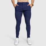 Strečové nohavice Iron Aesthetics Excellence, navy · záber 2