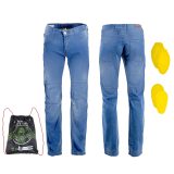 Pánske moto jeansy W-TEC Shiquet - Veľkosť: L | Farba: Modrá · záber 1