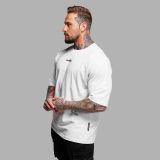 Oversize tričko Iron Aesthetics Major, biele · záber 5