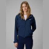 Dámska softshell bunda vetruodolná membrána 5000 - tmavomodrá · záber 1