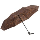 WEATHER REPORT Conakry Foldable Umbrella - Farba: Hnedá, Nugátová · záber 1
