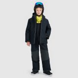 Snowboardová bunda membrána 8000 chlapčenská - čierna · záber 2