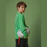 Loose longsleeve s potlačou chlapčenský - zelený · záber 1