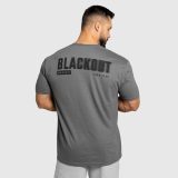 Pánske tričko Iron Aesthetics Blackout, charcoal · záber 4