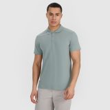 Pánske regular polo tričko - khaki · záber 1
