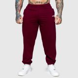 Oversized tepláky Iron Aesthetics Relaxed, bordové · záber 1