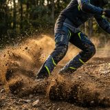 W-TEC Modock kalhoty čierno-modro-fluo žltá - L · záber 4
