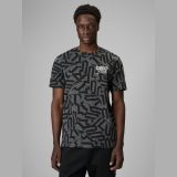 T-shirt regular s potlačou pánsky - čierny · záber 1