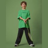T-shirt loose s potlačou chlapčenský - zelený · záber 5