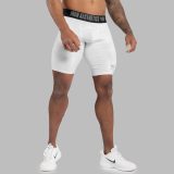 Funkčné šortky Iron Aesthetics Evolution, biele · záber 4