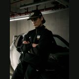 Unisex tepláková mikina bez zipsu bez kapucne 4F x Drift Masters - čierna · záber 1