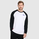 Pánsky oversize longsleeve - biely · záber 1