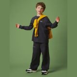 Loose longsleeve s potlačou chlapčenský - sivý · záber 1