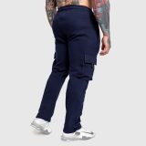 Pánske tepláky Iron Aesthetics Utility, navy · záber 4