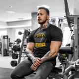 Pánske fitness tričko Iron Aesthetics Force, čierne · záber 3