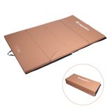 Skladacia gymnastická žinenka inSPORTline Kvadfold 200x120x5 cm - Farba: Hnedá · záber 1
