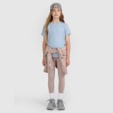 Oversize hladké tričko dievčenské - modré · záber 2