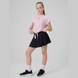 Dievčenský rýchloschnúci športový crop-top - ružový · záber 2