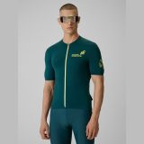Pánsky cyklistický dres s ochranou UPF50+ - zelený · záber 1