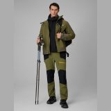 Trekové nohavice rýchloschnúce pánske - khaki · záber 1