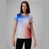 Rýchloschnúce fanúšikovské tričko dámske - multicolor · záber 1