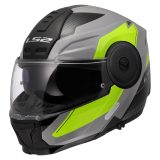 LS2 FF902 Scope II Duria Grey H-V Yellow 3XL (65-66) · záber 1