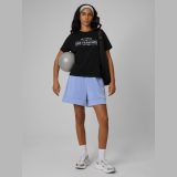 T-shirt boxy s potlačou dámsky - čierny · záber 2