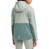 McKinley Bennet Softshell Jacket Kids - Veľkosť: 116 | Farba: Zelená · záber 3