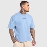 Pánske tričko Iron Aesthetics X Washed, modré · záber 3