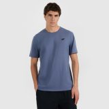 T-shirt regular hladký pánsky - tmavomodrý · záber 1